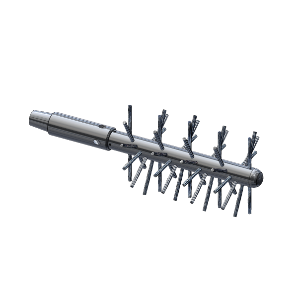 Coil Rotation Spiral Casing Brush